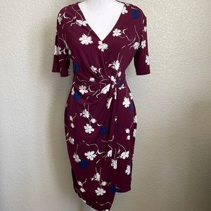 Banana Republic Factory Floral Wrap Dress